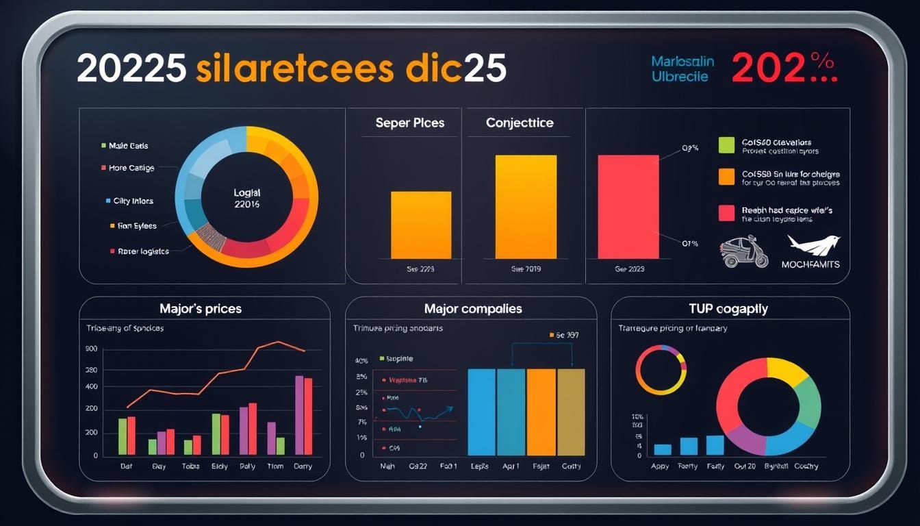 Comparaison des grilles tarifaires des grandes entreprises logistiques.
