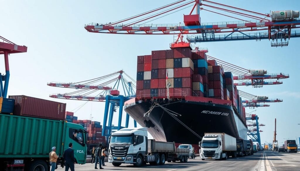 Exemple pratique d'incoterm FCA dans le commerce international