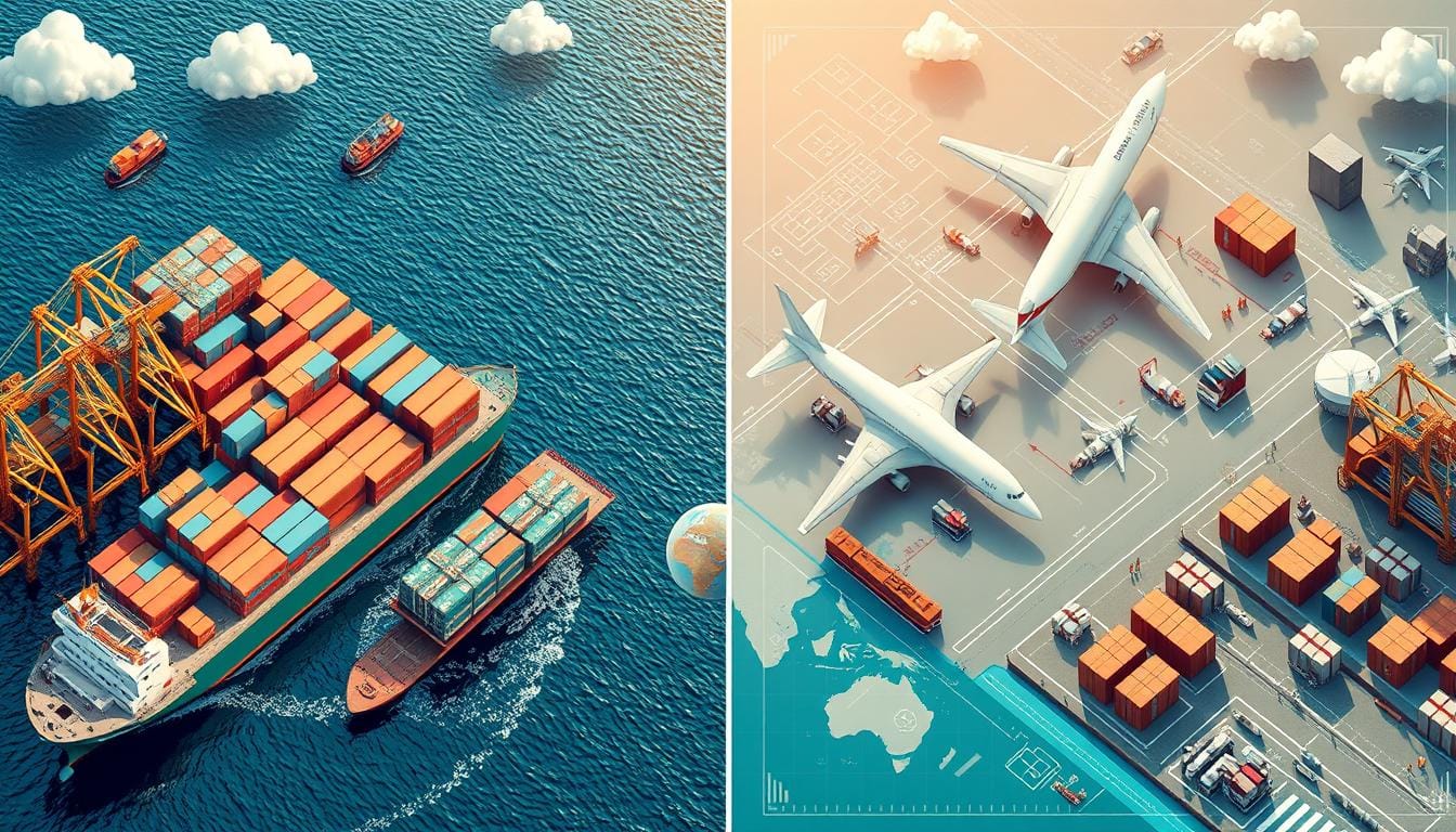 Transport maritime ou aérien
